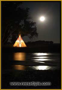 Reese Tipis (tepees, teepees)